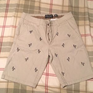 Flamingo khaki shorts